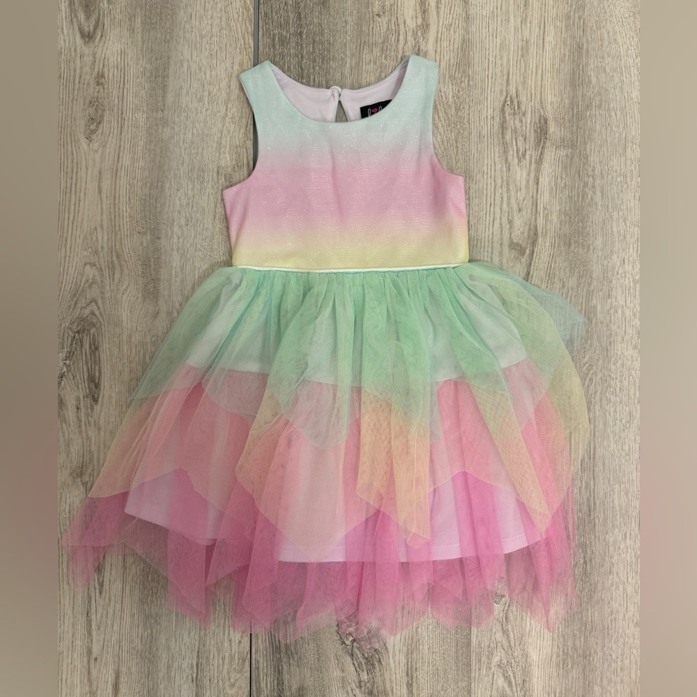 Lilt 2t girls pastel multicolor dress